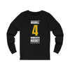 Merrill 4 Minnesota Hockey Gold Vertical Design Unisex Jersey Long Sleeve Shirt