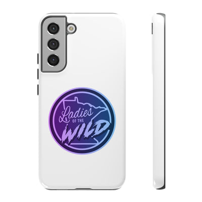 Ladies Of The Wild Gradient Colors Tough Phone Case In White