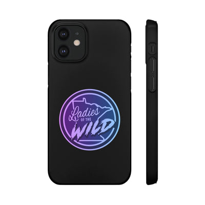 Ladies Of The Wild Gradient Colors Snap Phone Case In Black