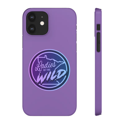 Ladies Of The Wild Gradient Colors Snap Phone Case In Purple