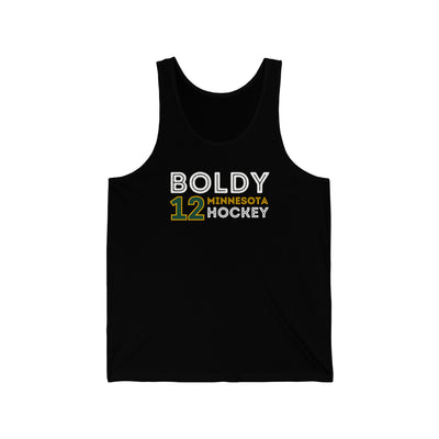 Boldy 12 Minnesota Hockey Grafitti Wall Design Unisex Jersey Tank Top