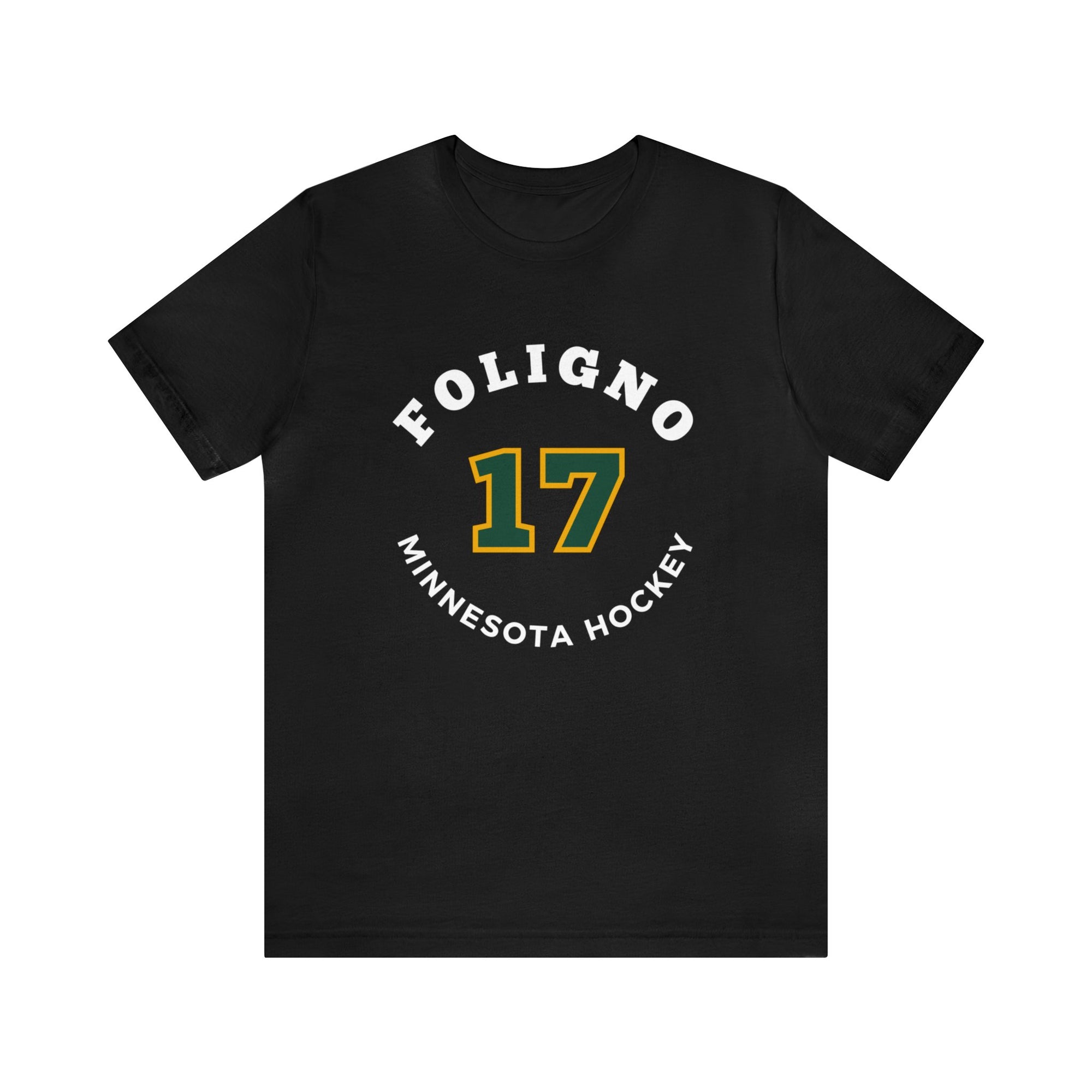 Foligno 17 Minnesota Hockey Number Arch Design Unisex T-Shirt