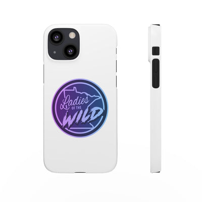 Ladies Of The Wild Gradient Colors Snap Phone Case In White