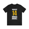 Eriksson Ek 14 Minnesota Hockey Gold Vertical Design Unisex T-Shirt