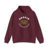 Brodin 25 Minnesota Hockey Number Arch Design Unisex Hooded Sweatshirt