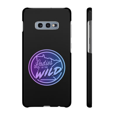 Ladies Of The Wild Gradient Colors Snap Phone Case In Black