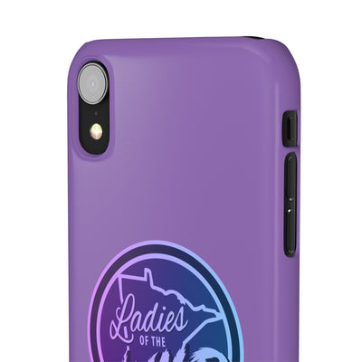 Ladies Of The Wild Gradient Colors Snap Phone Case In Purple