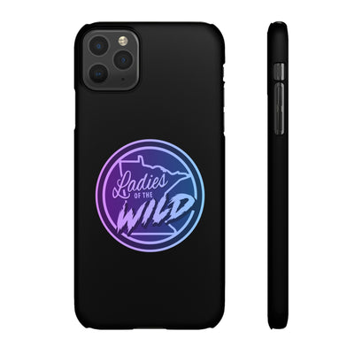 Ladies Of The Wild Gradient Colors Snap Phone Case In Black