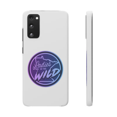 Ladies Of The Wild Gradient Colors Snap Phone Case In White