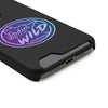 Ladies Of The Wild Gradient Colors Phone Case With Card Holder, Black