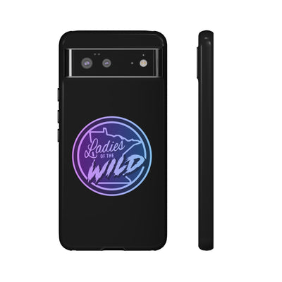 Ladies Of The Wild Gradient Colors Tough Phone Case In Black