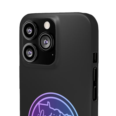 Ladies Of The Wild Gradient Colors Snap Phone Case In Black