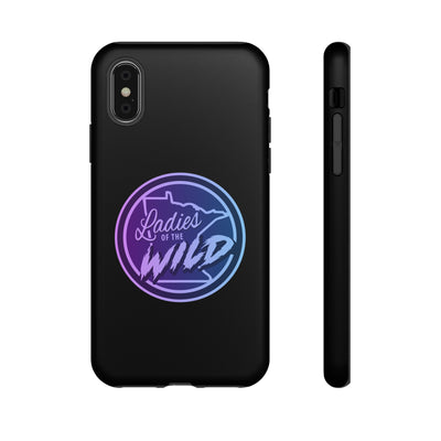 Ladies Of The Wild Gradient Colors Tough Phone Case In Black