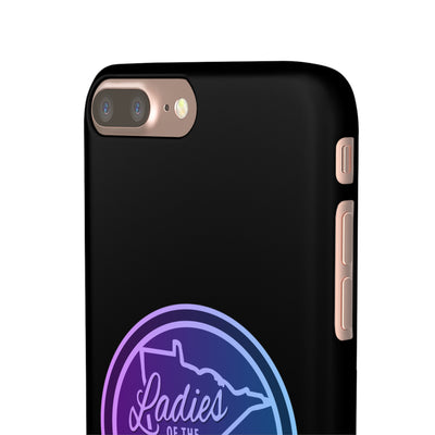 Ladies Of The Wild Gradient Colors Snap Phone Case In Black