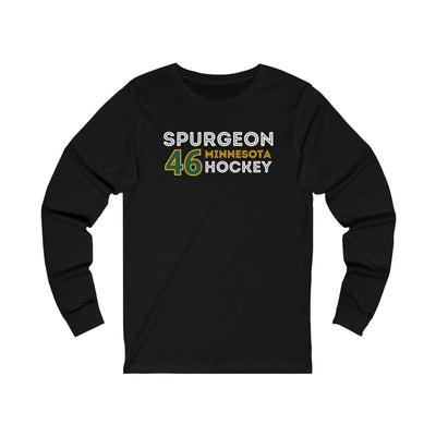Spurgeon 46 Minnesota Hockey Grafitti Wall Design Unisex Jersey Long Sleeve Shirt