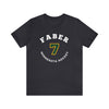 Faber 7 Minnesota Hockey Number Arch Design Unisex T-Shirt