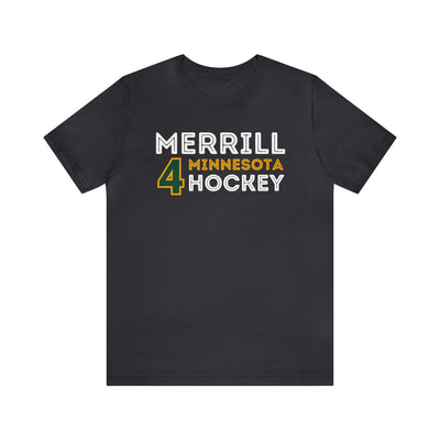 Jon Merrill T-Shirt 4 Minnesota Hockey Grafitti Wall Design Unisex