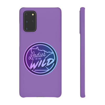 Ladies Of The Wild Gradient Colors Snap Phone Case In Purple