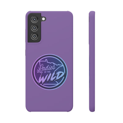 Ladies Of The Wild Gradient Colors Snap Phone Case In Purple
