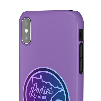 Ladies Of The Wild Gradient Colors Snap Phone Case In Purple