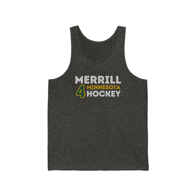 Merrill 4 Minnesota Hockey Grafitti Wall Design Unisex Jersey Tank Top