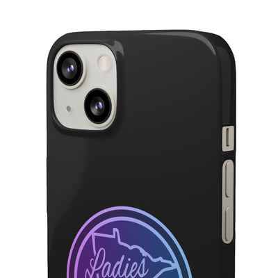 Ladies Of The Wild Gradient Colors Snap Phone Case In Black