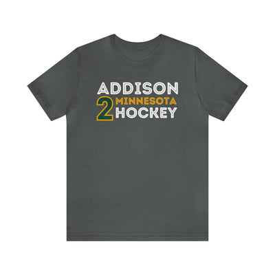 Addison 2 Minnesota Hockey Grafitti Wall Design Unisex T-Shirt