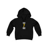 Faber 7 Minnesota Hockey Gold Vertical Design Youth Hooded Sweatshirt