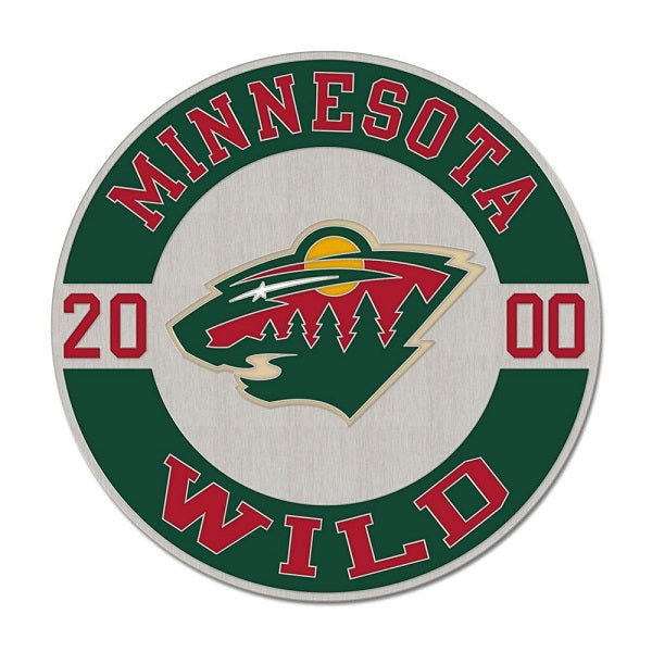 Minnesota Wild Round Collector Pin
