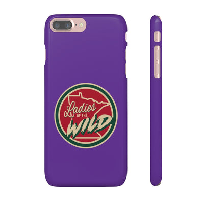 Ladies Of The Wild Snap Phone Cases In Purple