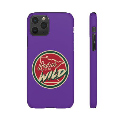 Ladies Of The Wild Snap Phone Cases In Purple