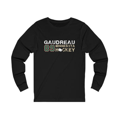 Gaudreau 89 Minnesota Hockey Unisex Jersey Long Sleeve Shirt