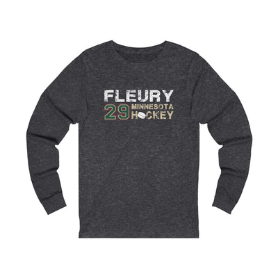 Fleury 29 Minnesota Hockey Unisex Jersey Long Sleeve Shirt