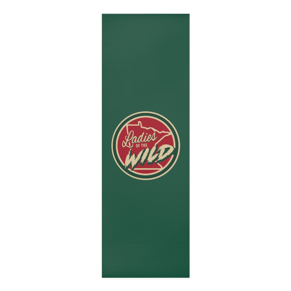 Ladies Of The Wild Foam Yoga Mat In Forest Green