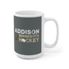 Addison 2 Minnesota Hockey Ceramic Coffee Mug In Gray, 15oz