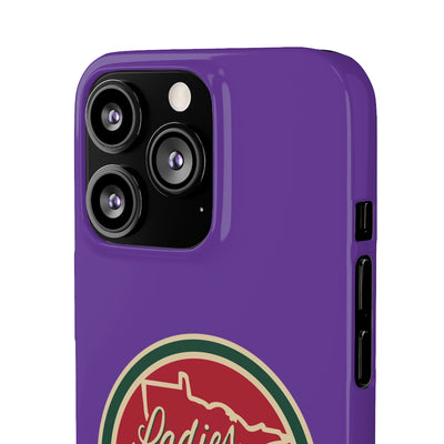 Ladies Of The Wild Snap Phone Cases In Purple