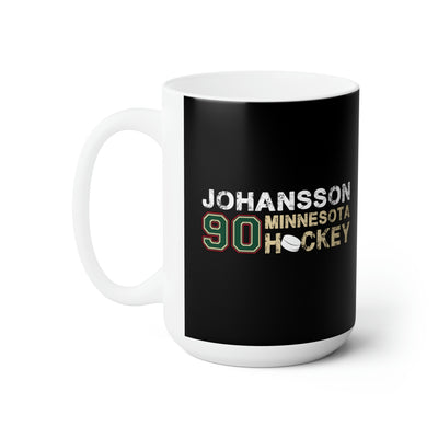 Johansson 90 Minnesota Hockey Ceramic Coffee Mug In Black, 15oz