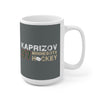 Kaprizov 97 Minnesota Hockey Ceramic Coffee Mug In Gray, 15oz