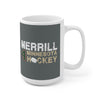 Merrill 4 Minnesota Hockey Ceramic Coffee Mug In Gray, 15oz