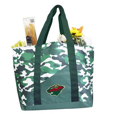 Minnesota Wild Super Duty Camo Tote Bag - Minnesota Teams Shop