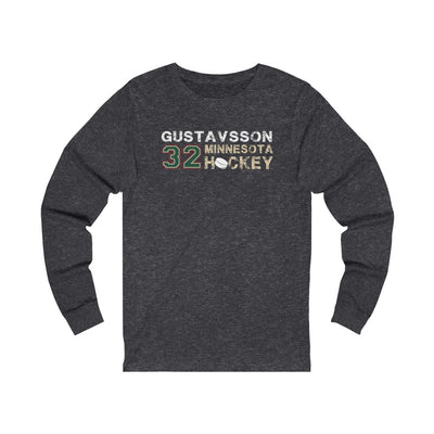 Gustavsson 32 Minnesota Hockey Unisex Jersey Long Sleeve Shirt