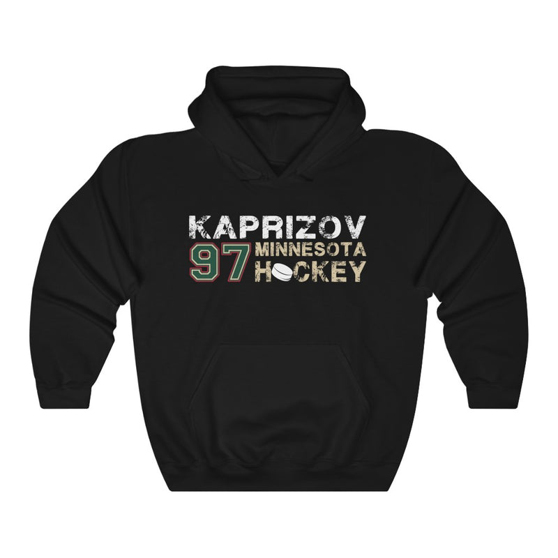 Kaprizov 97 Minnesota Hockey Unisex Hooded Sweatshirt