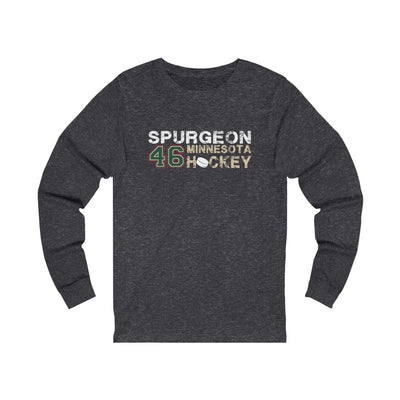 Spurgeon 46 Minnesota Hockey Unisex Jersey Long Sleeve Shirt