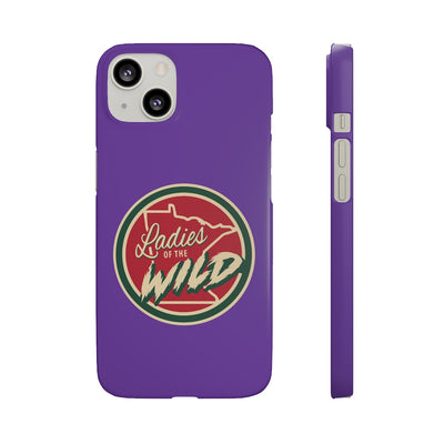 Ladies Of The Wild Snap Phone Cases In Purple