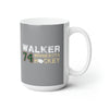 Walker 74 Minnesota Hockey Ceramic Coffee Mug In Gray, 15oz