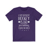 "A Day Without Hockey" Unisex Jersey Tee