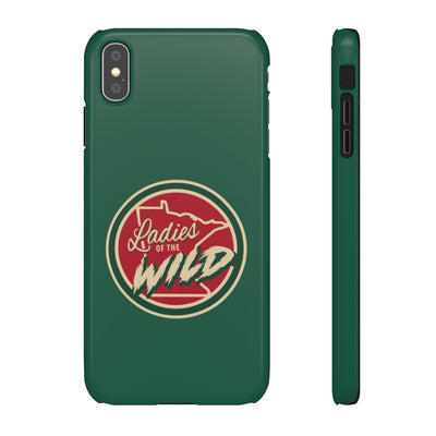 Ladies Of The Wild Snap Phone Cases In Forest Green