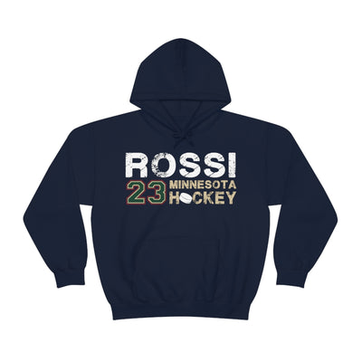 Rossi 23 Minnesota Hockey Unisex Hooded Sweatshirt