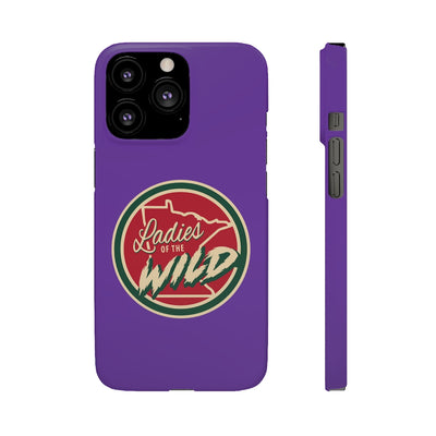 Ladies Of The Wild Snap Phone Cases In Purple