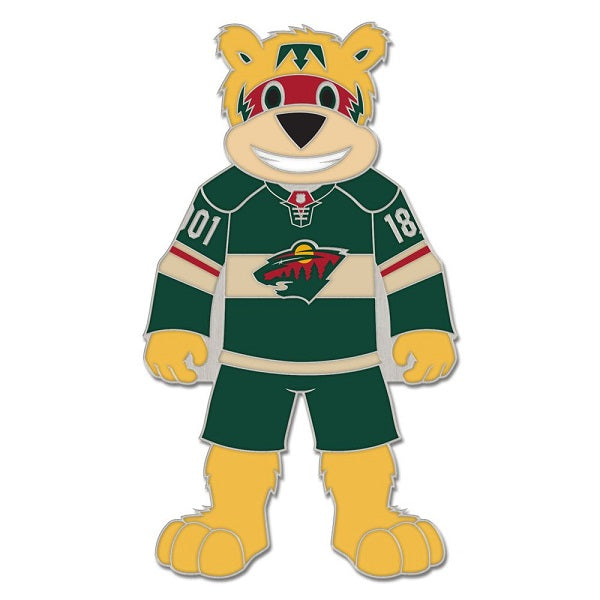 Minnesota Wild Mascot Nordy Collector Pin